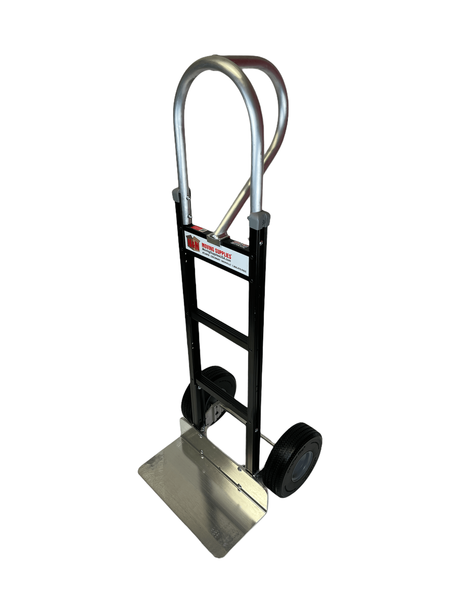 Picture of Black Liberator Aluminum Hand Truck - Solid Nose Plate