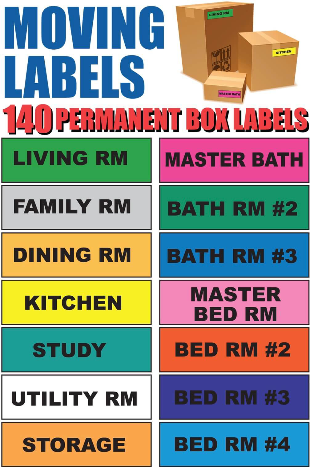 Picture of Moving Labels By Room (Tag-A-Room)