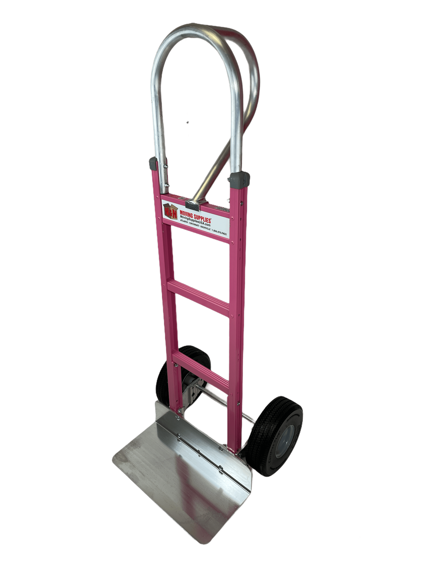 Picture of Pink Liberator Aluminum Hand Truck - Solid Nose Plate