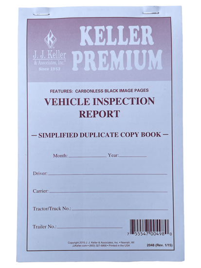 Picture of Driver Vehicle Inspection Report (DVIR)