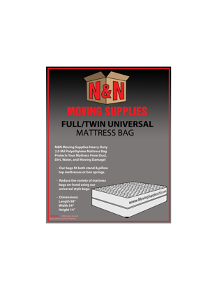 Picture of Mattress Bag Full/Twin (Case of 48 Bags)
