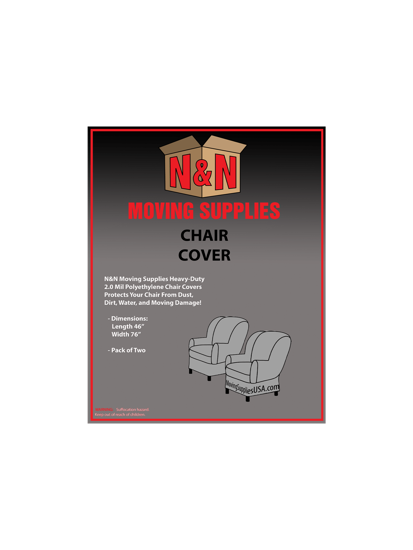 Picture of Plastic Chair Cover (Case of 48 Packs)