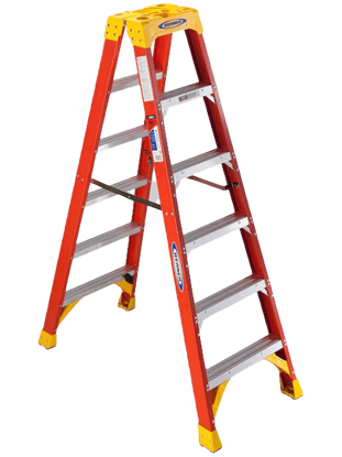 Picture of 6' Dual Fiberglass Ladder