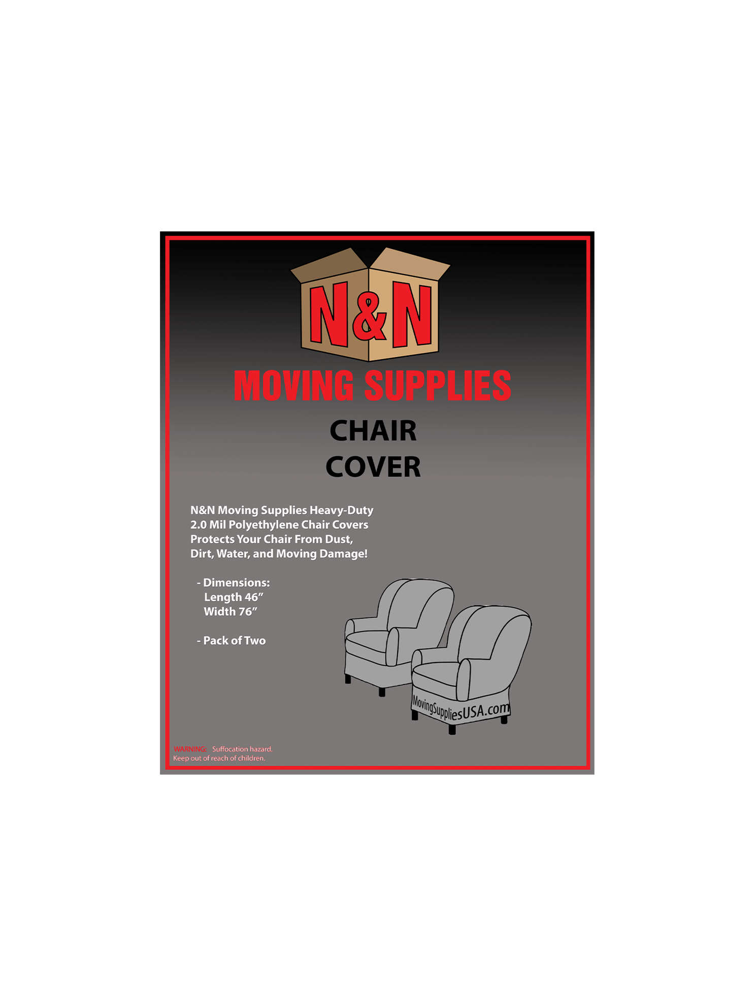 Picture of Plastic Chair Cover (2 Bags Per Pack)