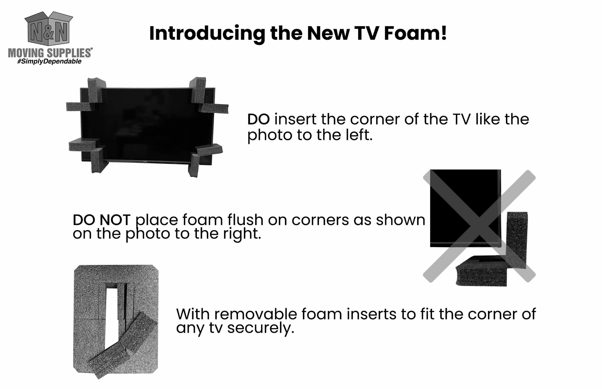 Picture of TV Foam Corner