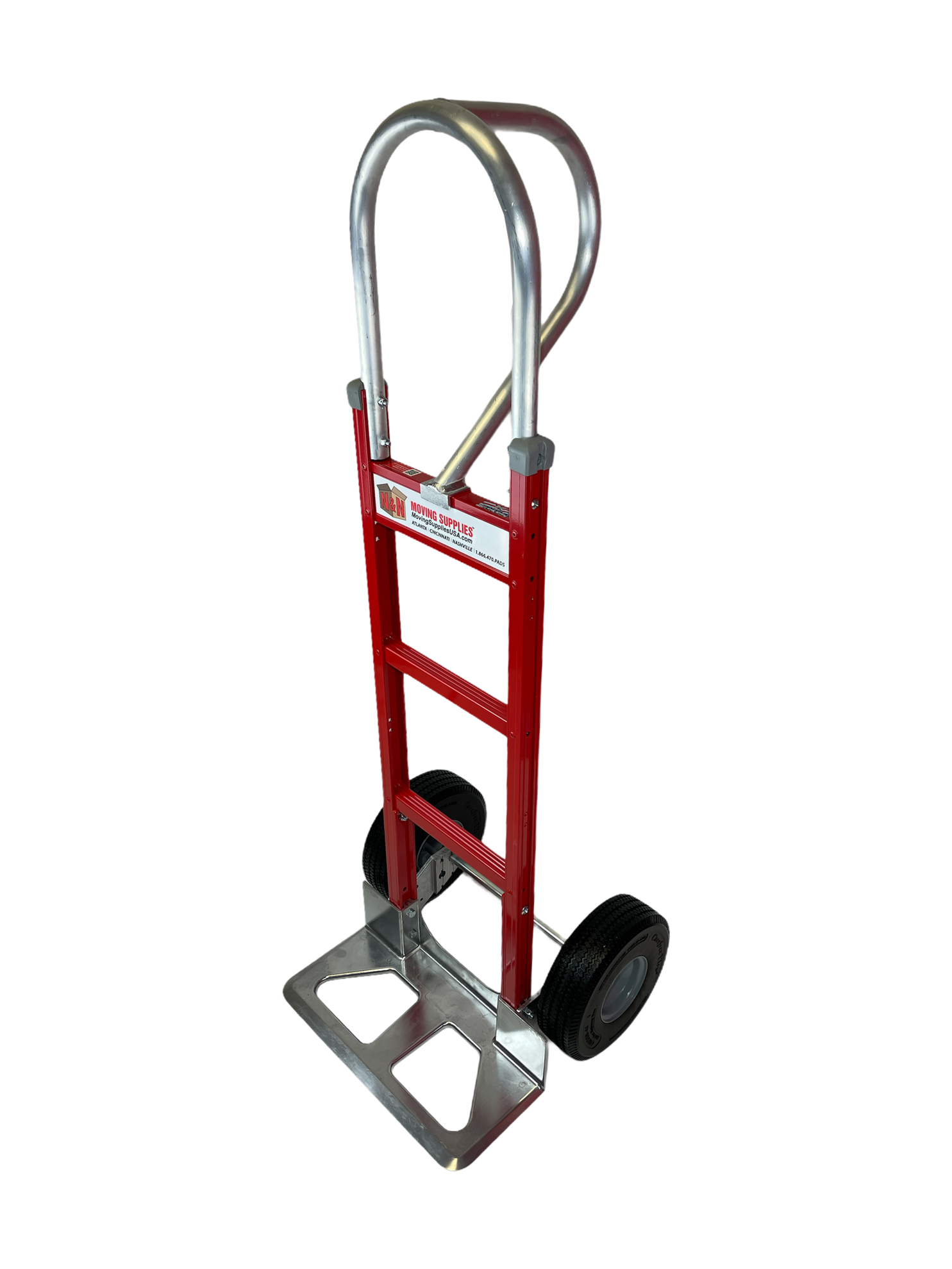 Picture of Red Liberator Aluminum Hand Truck - Cutout Nose Plate