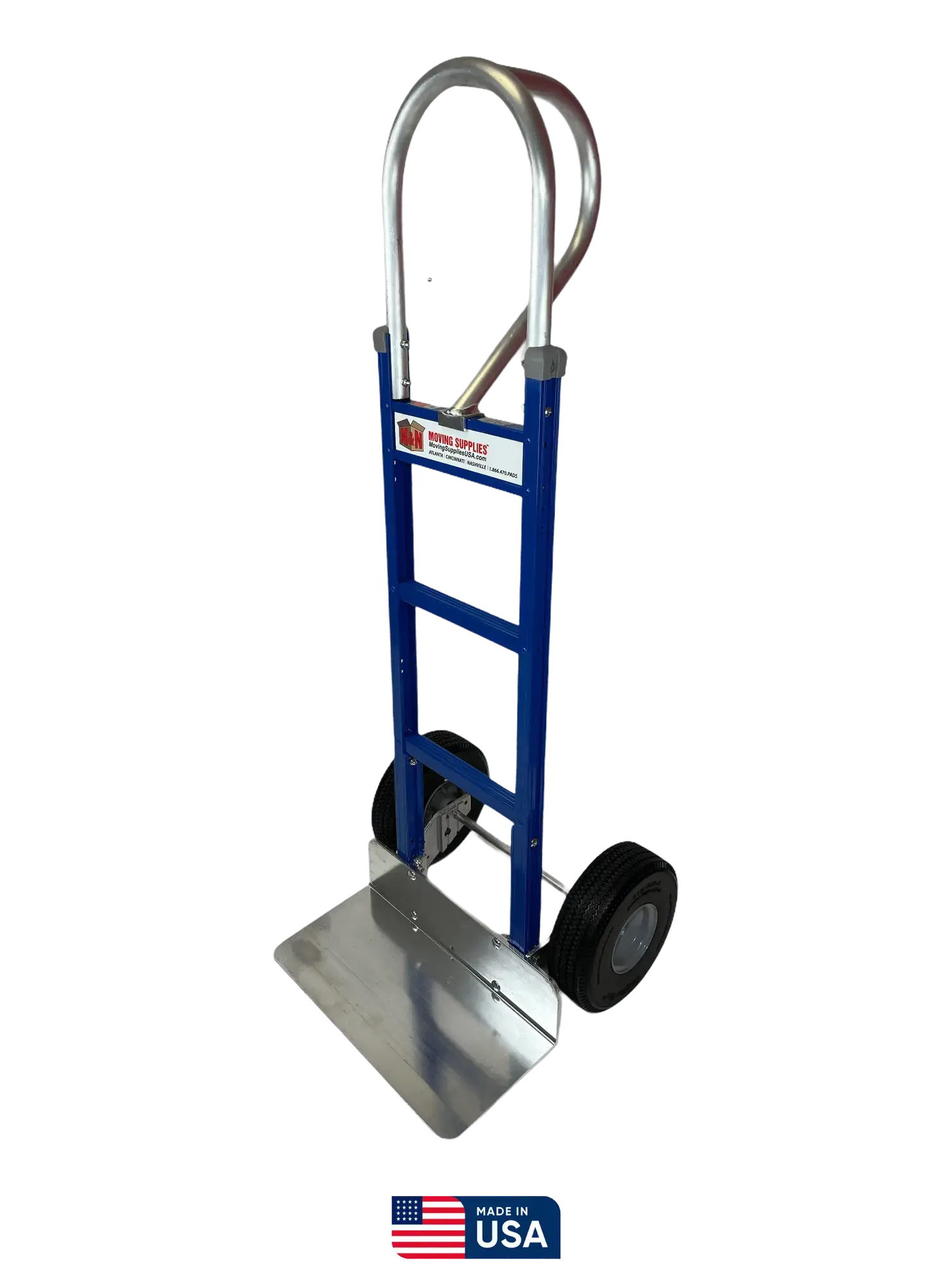 Picture of Blue Liberator Aluminum Hand Truck - Solid Nose Plate