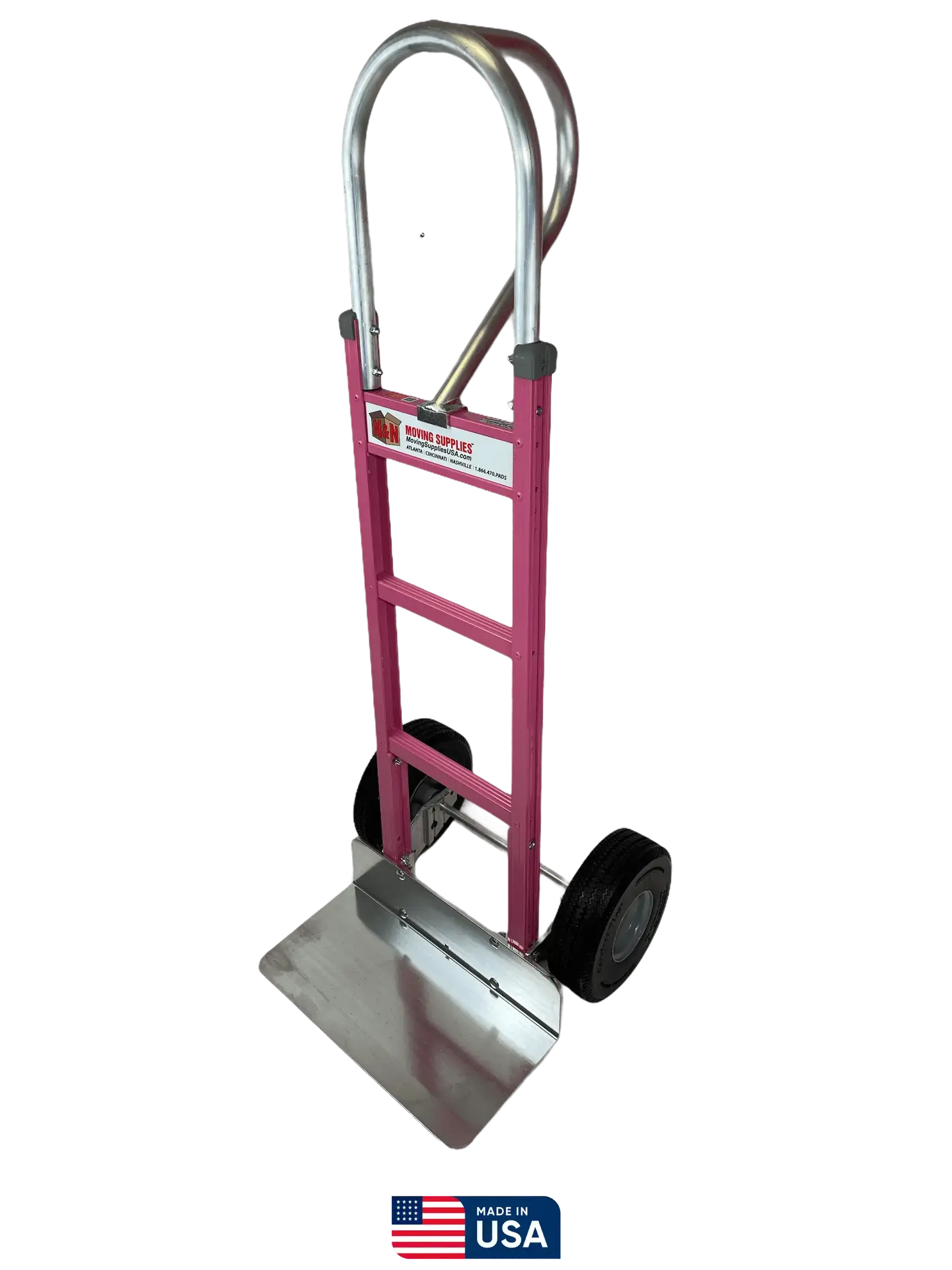 Picture of Pink Liberator Aluminum Hand Truck - Solid Nose Plate