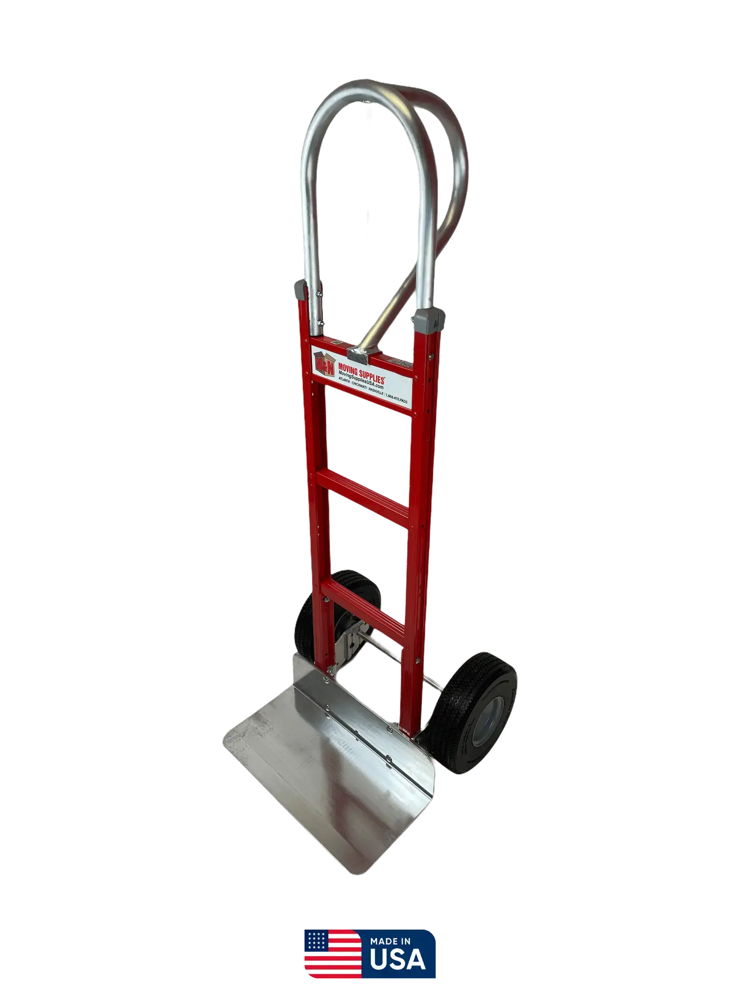 Picture of Red Liberator Aluminum Hand Truck - Solid Nose Plate