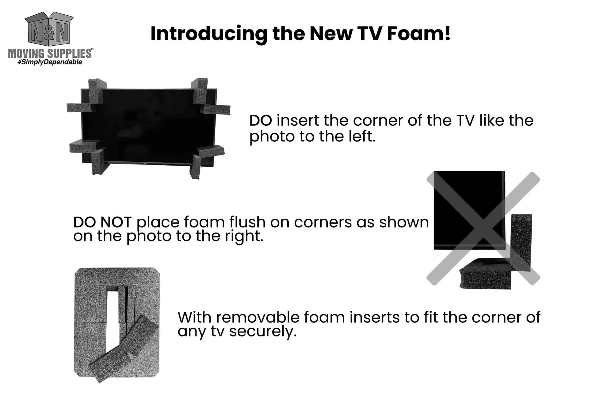 Picture of TV Foam Corner