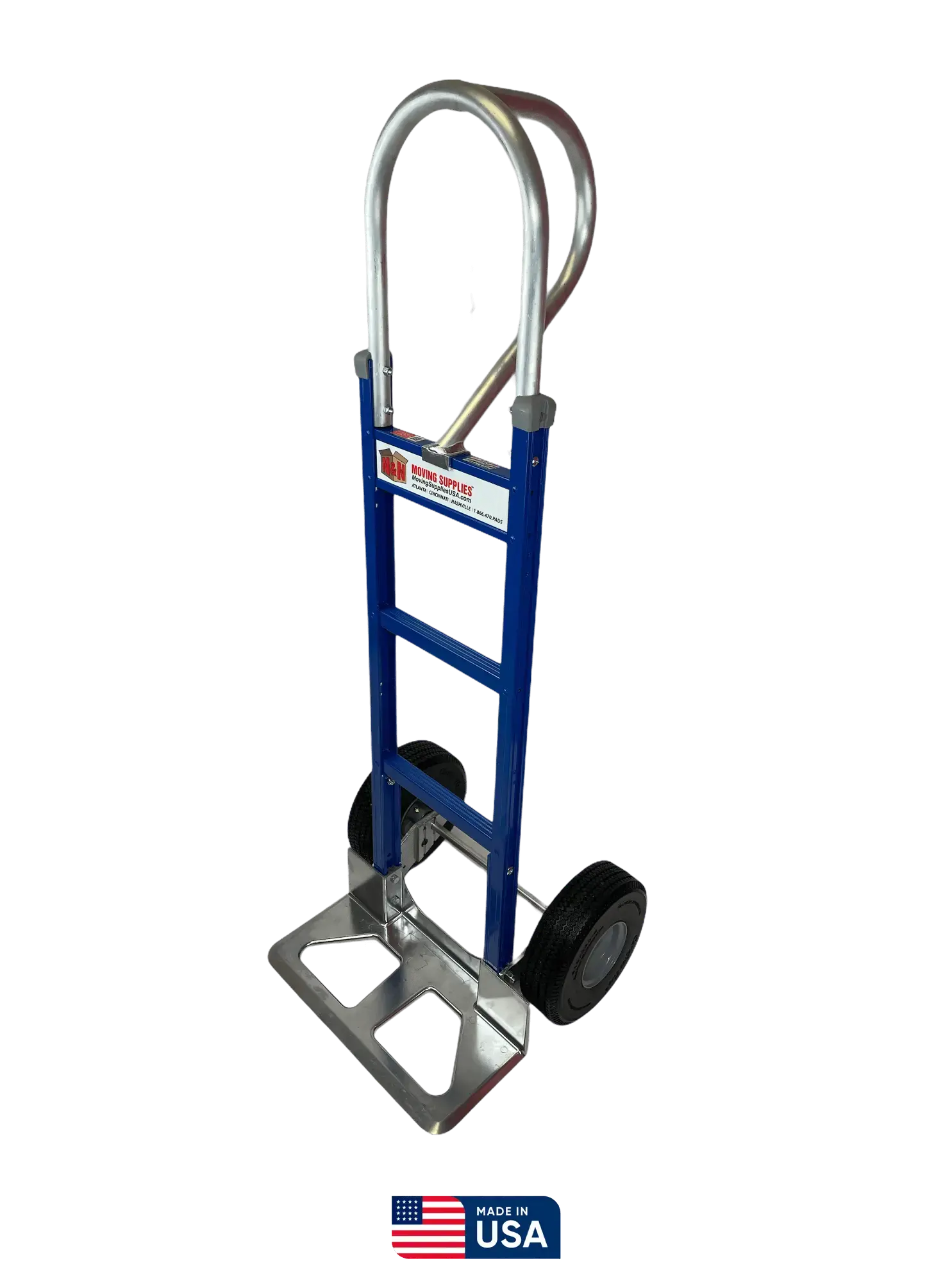 Picture of Blue Liberator Aluminum Hand Truck - Cutout Nose Plate