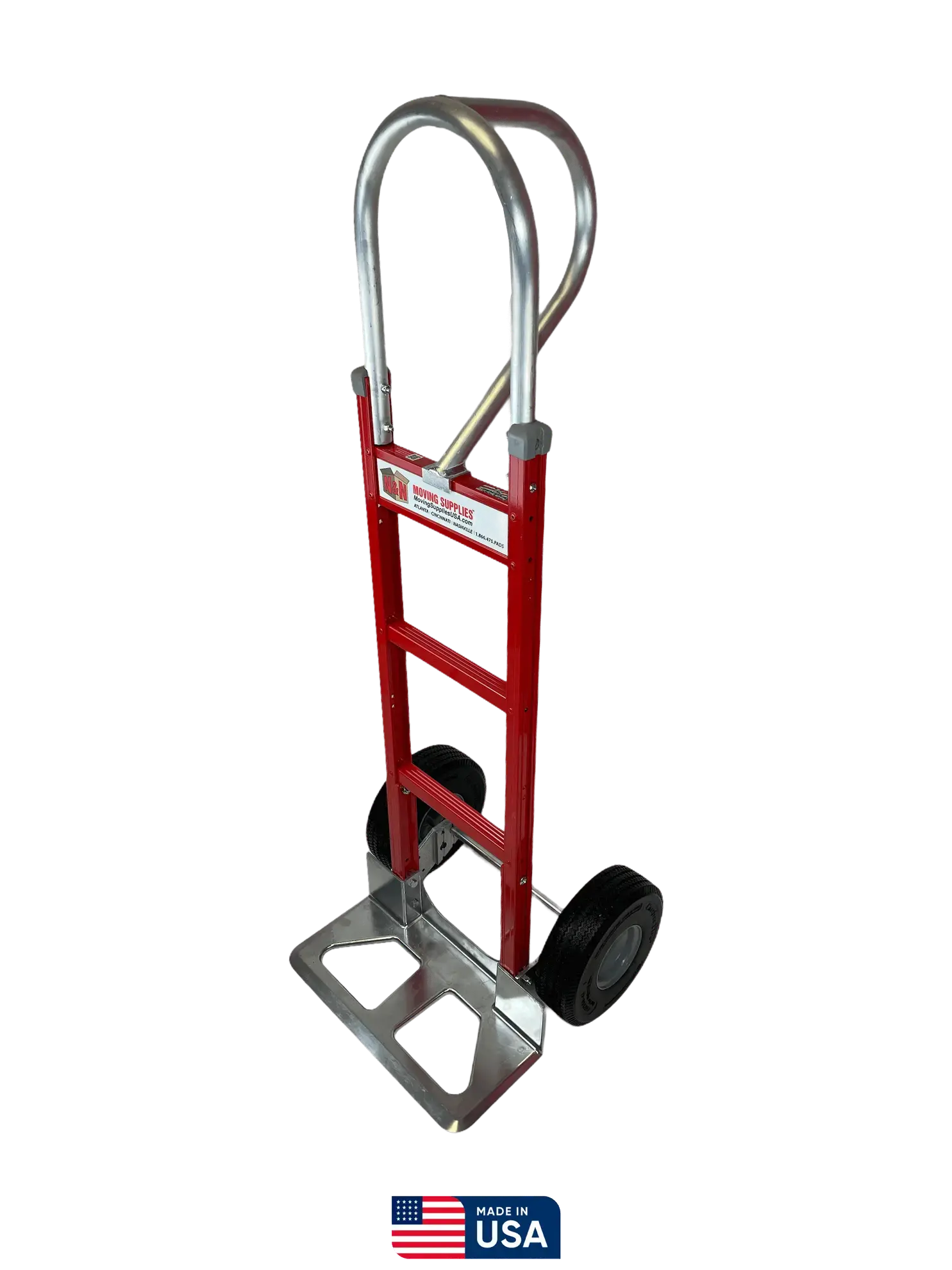 Picture of Red Liberator Aluminum Hand Truck - Cutout Nose Plate