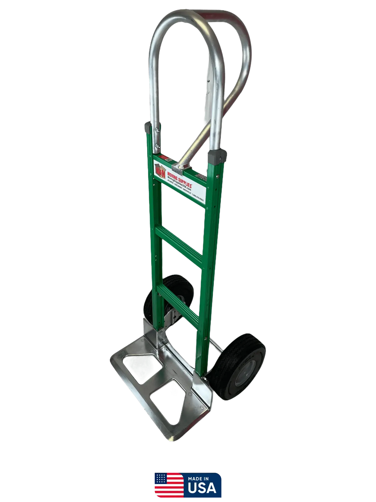 Picture of Green Liberator Aluminum Hand Truck - Cutout Nose Plate