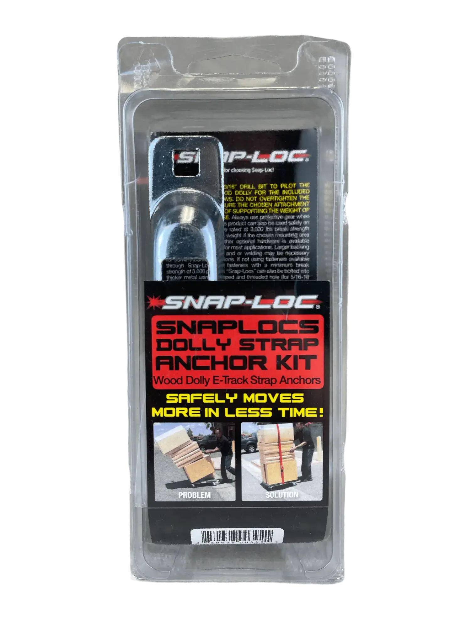 Picture of Wood Dolly Strap Anchor Kit, Steel