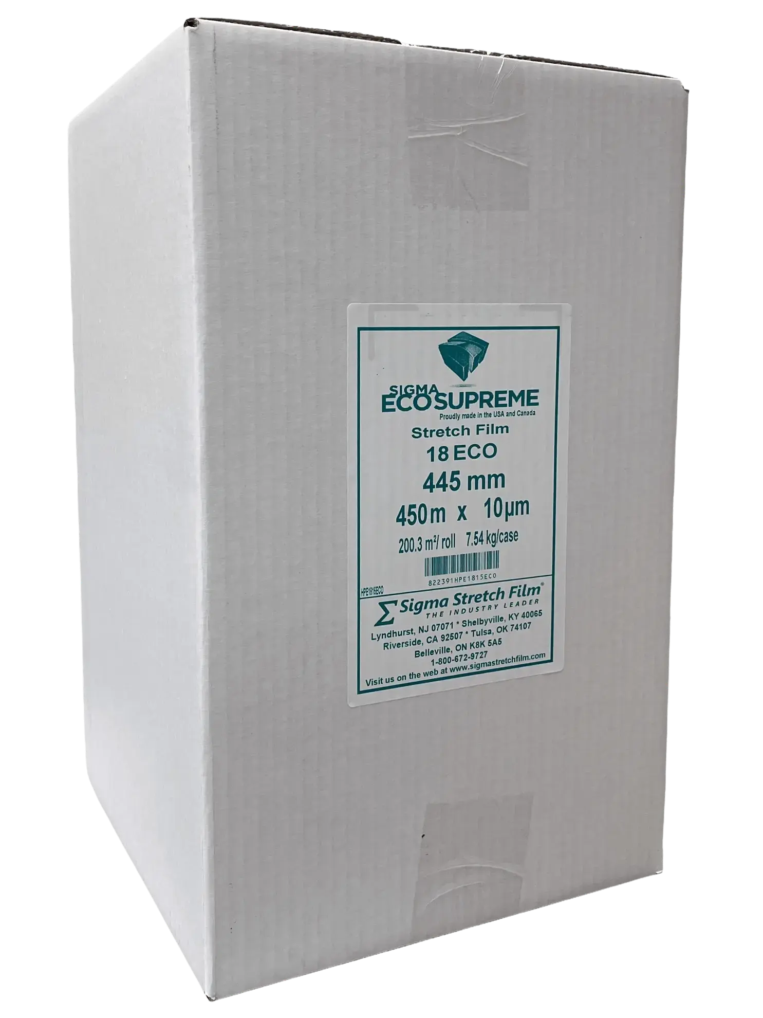 Picture of 18" Eco Pre-Stretch Wrap - Case of 4 Rolls